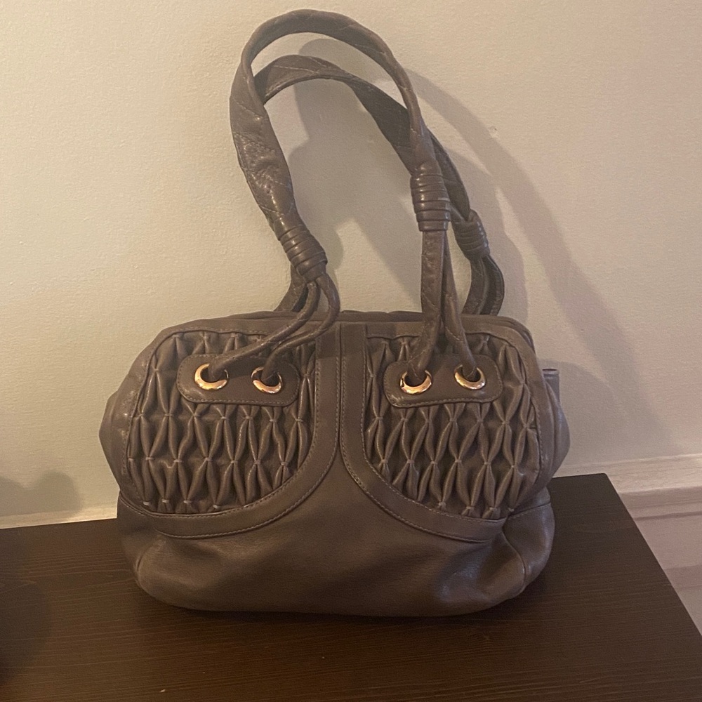 Chic Taupe Shoulder Bag